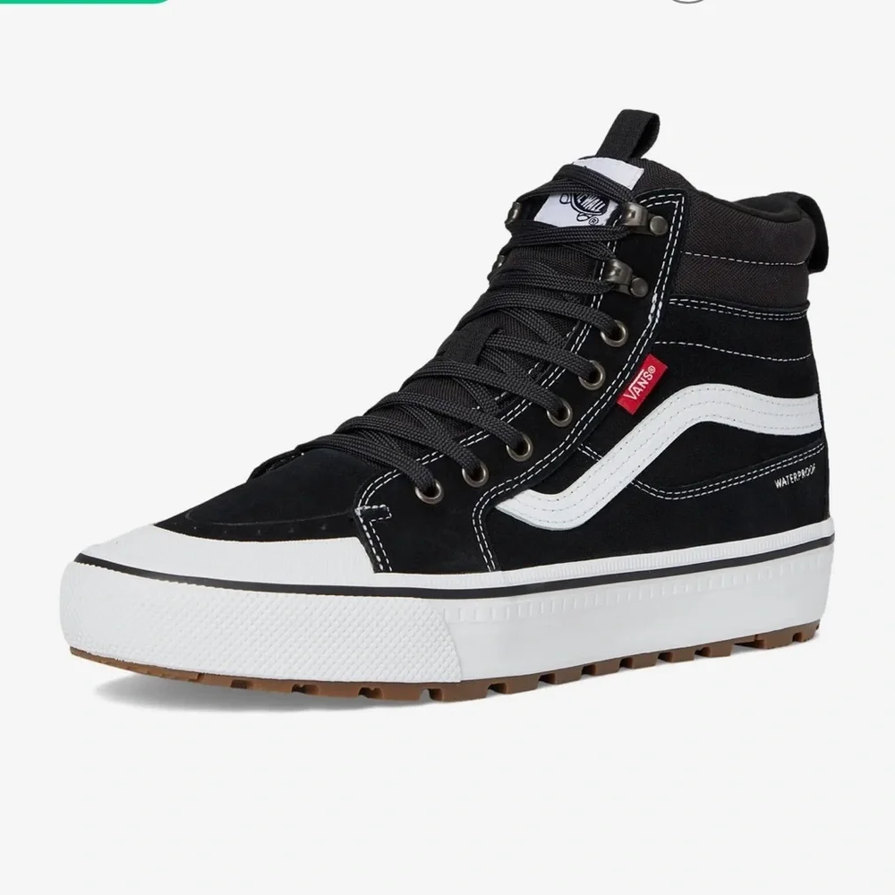 Vans Men's 9.5 M Black Sk8-Hi 500714 All Weather Boots Primaloft Insulation HEIQ